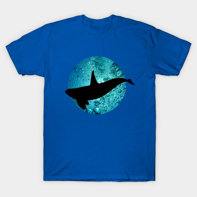 Orca in blue T-Shirt by Sinmara